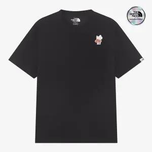 [노스페이스] [노스페이스 공식] NT7UR22J 화이트라벨 포켓 EX 반팔 라운드티_BLACK