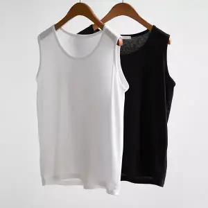 (안나앤플러스) 데일 스판 슬리브리스[티셔츠CG577] 빅사이즈