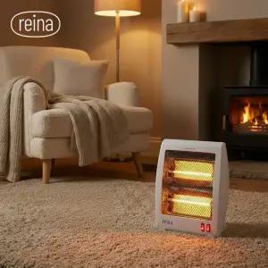 [색상랜덤발송]  사무용 가정용 고효율 석영관 2단 미니 쿼츠히터 RH-Q1909