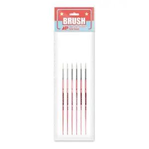 [셀러에이드]어썸페인팅 AP 유화 돈모 라운드 붓 1호 (6개입)