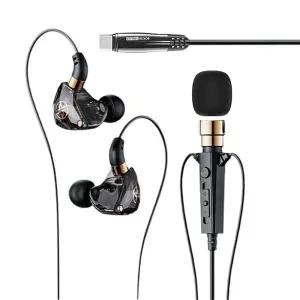 디보이스 DEM-Q3C 프리미엄 고감도 고음질 마이크이어폰 C타입 커널 게이밍 개인방송