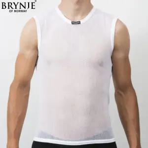 브린제 슈퍼마이크로 C 셔츠 남녀공용 기능성 스포츠 등산 언더레이어 내의 내복 민소매 나시