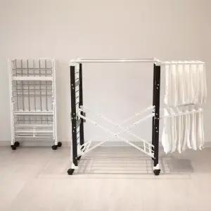 국산 튼튼한 엔드세이브 폴딩 빨래건조대 2colors 이동접이식 이불건조대