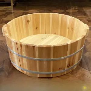 편백나무 욕조 료칸 히노끼탕 편백 양동이 사우나