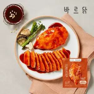 [바르닭X멕시카나] 소스품은 닭가슴살 양념강정치킨 4팩