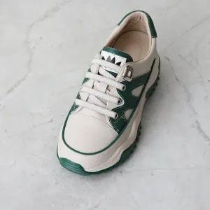 [원더슈즈](천안아산점)천연소가죽 어글리드 컴포트 쿠션 미끄럼방지 스니커즈 7CM BD-M567