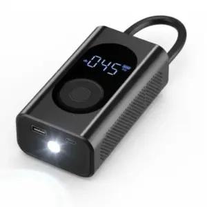 강력한 휴대용 전동 공기주입기 미니 에어펌프 멀티 바람 콤프레샤 타이어 소형 컴프레셔 USBC타입 LED조명