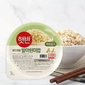 햇반 발아현미밥 작은공기 130g, 36개