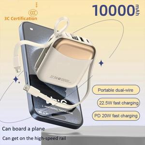 66W 미니 CCC 인증 중국 표준 보조베터리 10000mAh iPhone Xiaomi 휴대용 고속 충전 배터리 용