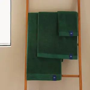 먼지없는 수피마 호텔용 대형 바스 타월 모스그린 1장