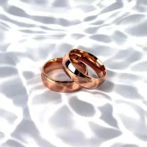 [하프클럽/셀러허브_여성트랜드패션]로즈골드 티타늄반지 커플반지 볼드반