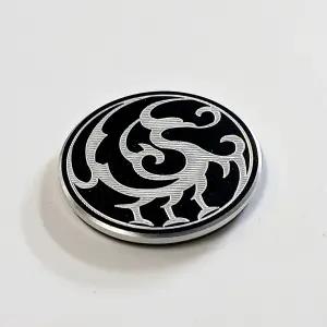 삼족오 골프 볼마커 CNC 가공 전통문양 볼마크 자석클립 종이포장 세트