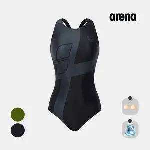아레나 실내 여성수영복 크로스웨이 원피스 레이서백 A5FL1LD05