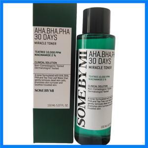 썸바이미 AHA BHA PHA 30일 미라클 토너 150ml (티트리 잎수분 함유 민감성 피부용)