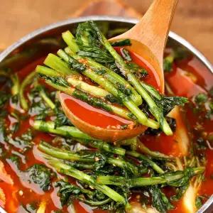 [셰프애찬] 시원 칼칼 열무 자박이 1kg/팩