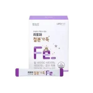 (정품) 함소아 리포퍼 철분가득 30포 2박스 2개월분