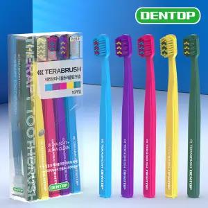테라브러시 울트라클린 칫솔, 부드러운 6000가닥, 초미세 고탄력모, 저자극 잇몸케어 칫솔 10개입