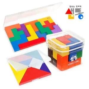 [룽스]소마큐브+펜토미노+칠교 펜토미노 PP케이스3종