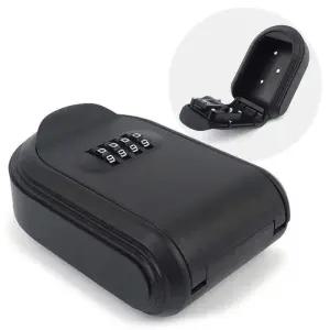 [룽스]블랙 비밀번호열쇠보관함 자동차키 열쇠 비밀번호