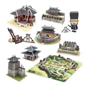 [룽스]유명건축물 모형 수업 만들기 3D입체퍼즐 9종