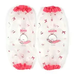 모닝글로리 뭉스패턴 투명 방수팔토시 (핑크)/팔토시주방용/예쁜토시/팔토시미술/업무용팔토시/방수토시