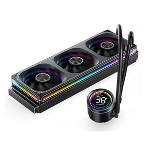 JONSBO TH360 백색 수냉 쿨러 120mm ARGB 팬 AIO CPU 액체 냉각 통합 LGA1700 115X 1851 AM5