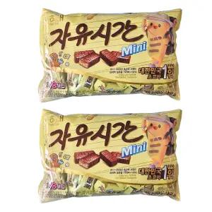 해태 자유시간 미니 480g (약 48개입)X2봉 초콜릿