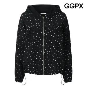 [GGPX] 플라워 패턴 바람막이 점퍼 (GQ2JP006F)