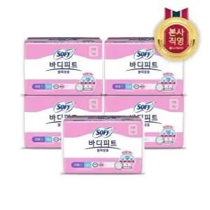 엘지생활건강 쏘피 바디피트 볼록맞춤 대형 16P x 5개(총 80입)