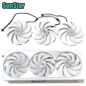 107MM RTX 4080 4090 AERO GPU 쿨러 냉각 팬 및 케이스 기가바이트 RTX 4080 Super 4090 그래픽 카드용