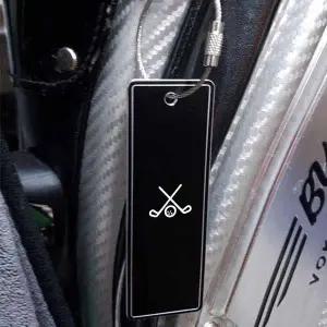 골프 네임택 와이어고리 레이저각인 캐리어 이름표 골프백 메탈 네임텍