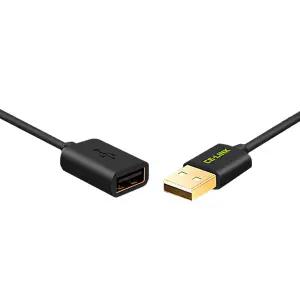 CE-LINK 무산소 USB 2.0 연장케이블 데이터전송 퀵차지 24K도금 커넥터