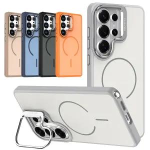 갤럭시S26 S25 S24 플러스 울트라 FE 맥세이프 젤하드 매트 거치대 핸드폰 케이스