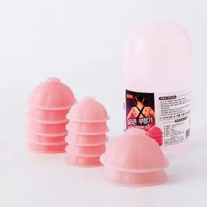 부황흡입기 - 하이메디 혼합 실리콘부항기세트 12개입 ( 국산 )