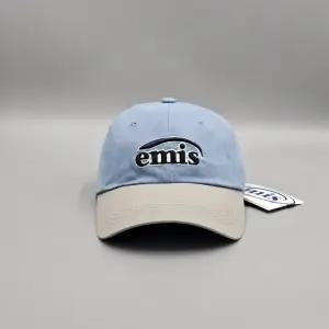 EMIS 이미스모자 듀오 로고 투톤 볼캡 블루 매장정품
