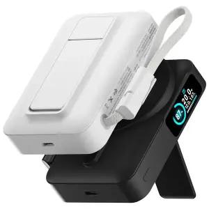 [신지모루] Qi2 초고속 대용량 맥세이프 보조배터리 발열차단 오반고 M 파워팩 10,000mah C타입