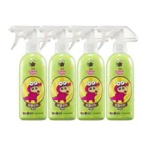 온더바디 코튼풋 발을씻자 풋샴푸 짱구 385ml 초코민트 4개