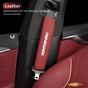 호환  차량 시트 벨트 패딩 패드 인테리어  지프 레니게이드 그랜드 컴퍼스 체로키 랭글러 JK 패트리어트