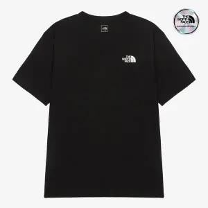 [노스페이스] [노스페이스 공식] NT7UR77A 남성 코튼 베이직 반팔 티셔츠 BLACK
