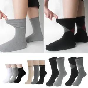 국내생산 면100 발목이 조이지않는 무압박 양말 당뇨 임산부 출산모