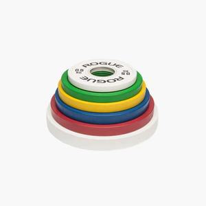 저중량 플레이트 리프팅 로그 헬스장 우레탄 FG 화이트 1쌍 5KG 경량원판