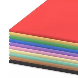 칼라 원단보드 A4 5T (5색혼합 10색혼합 단색 우드락 우드보드 폼보드 비접착 보드판 전시용 POP 제작용