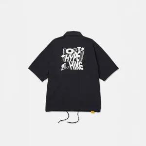 [코오롱스포츠](강남점) 남녀공용 하이킹 반팔 셔츠 페이퍼프레스 JWSCM25801BLK