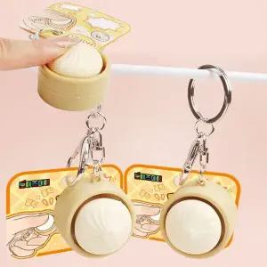 우 키캡키링 만두 딸깍이 키링 키보드 딘섬 클리커 백참 가방고리 똑딱이 키홀더 팬시 악세사리 우정키링 어린이날선물 기념품 소품샵