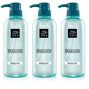 미쟝센 스타일 스트롱 헤어젤 (하드)500ml 3개