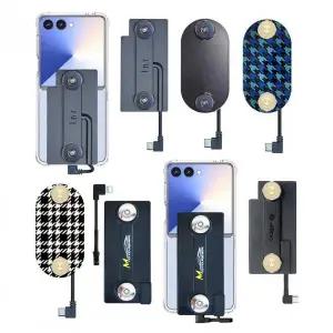 [콩심팥심]오토바이 휴대폰 자석 충전패드 케이스 젠더