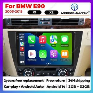 안드로이드 14 Autoradio For BMW 3 시리즈 bmw e90 E91 E92 E93 2005-2013 멀티미디어 플레이어 자동차 라