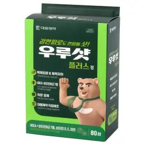 대웅제약 우루샷 플러스 80정 1개