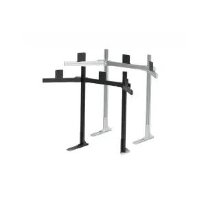 레이싱 거치대 트리플모니터암 스탠드 전용 이동식 스탠딩 수직 시뮬레이터 최대