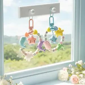 1인용 별과 바다 친구들 키링 만들기 DIY 비즈 공예 재료 취미 체험 활동 기관 단체 수업 부자재 봄이오나봄 키트